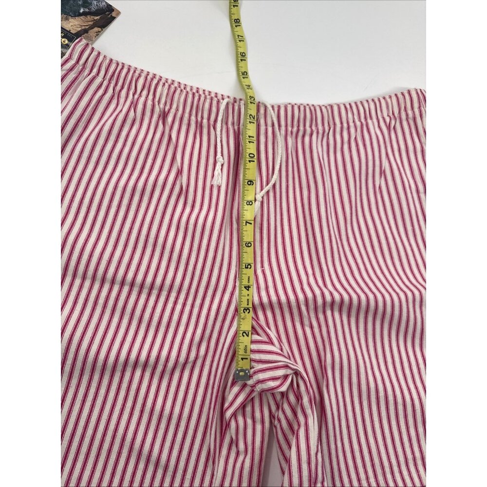 Vintage OshKosh Shorts Mens Large Red Striped Cotton Railroad Conductor NWT - Picture 12 of 16